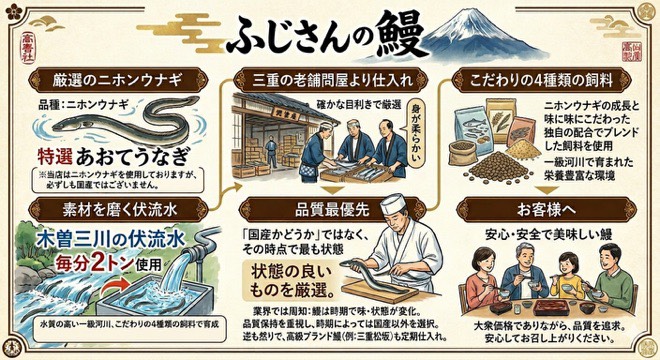 提携の養鰻場について